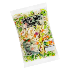 Macaroni-spaghetti of bami-nasi groenten